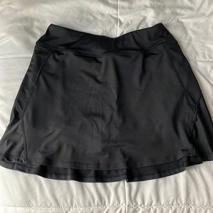 Black Tennis Skort Golf Skirt